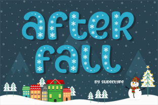 After Fall: A Christmas Crafting Font