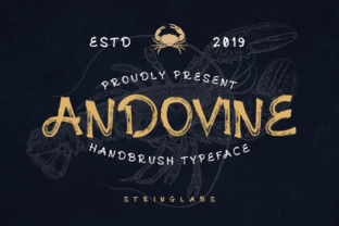 Andovine: A Bold, Vintage-Inspired Font for Modern Designers