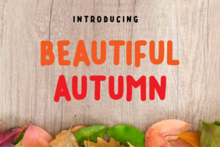 Beautiful Autumn: A Bold, Creative Font