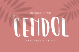 Cendol: A Beautiful and Natural Display Font