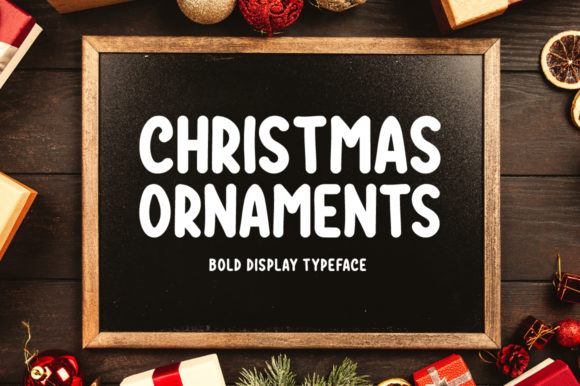 Christmas Ornaments: The Perfect Holiday Display Font for Creative Projects