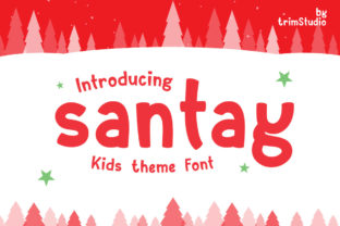 Discover the Magic of Santay and Santay: A Christmas-Themed Display Font