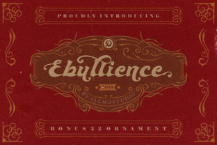 Ebullience: A Bold Display Font That Delivers Joy