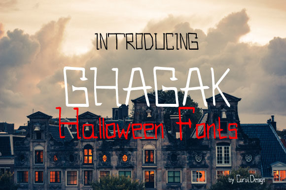 Ghagak: The Spooky Font That Brings Halloween to Life