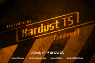 Kardust TS: A Dynamic Font for Modern Design Workflows
