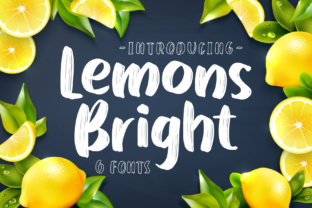Lemons Bright: A Unique Font for Creative Workflows