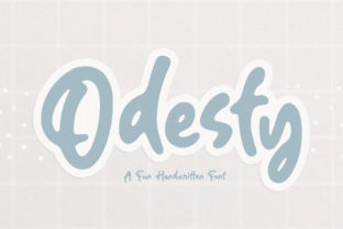 Odesty: A Natural and Cool Display Font That Elevates Any Design Idea