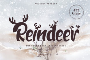 Reindeer: A Whimsical Typography Choice