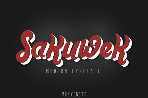 Sakuwek: A Sweet and Powerful Display Font for Every Project