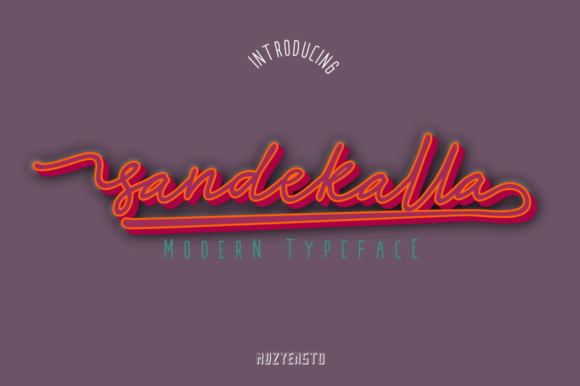 Sandekalla: The Retro Display Font That Makes Your Designs Stand Out