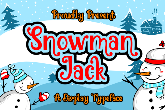 Snowman Jack: A Winter-Themed Font That Brings Holiday Cheer to Digital Design