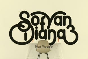 Sofyan Diana: A Bold and Strong Monoline Display Font for Every Design Vision