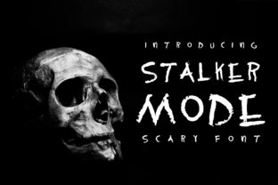 Stalker Mode: A Spooky Display Font