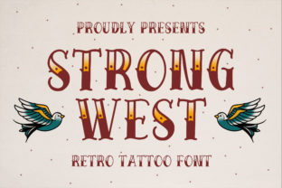 Strong West: A Vintage Display Font with Old-School Charm