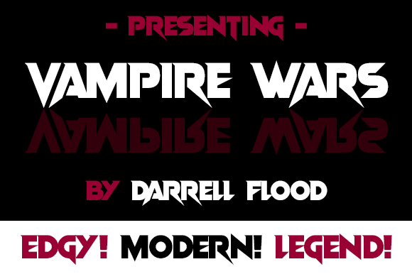 Vampire Wars: The Bold Serif That Commands Attention in Horror and Metal Design