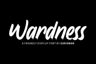 Wardness: A Bold Font for Creative Confidence